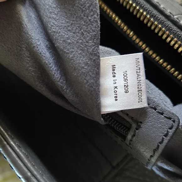 MCM Croc Embossed Gray Leather Large 2 way Satchel T7428 in EUC - Picture 13 of 16